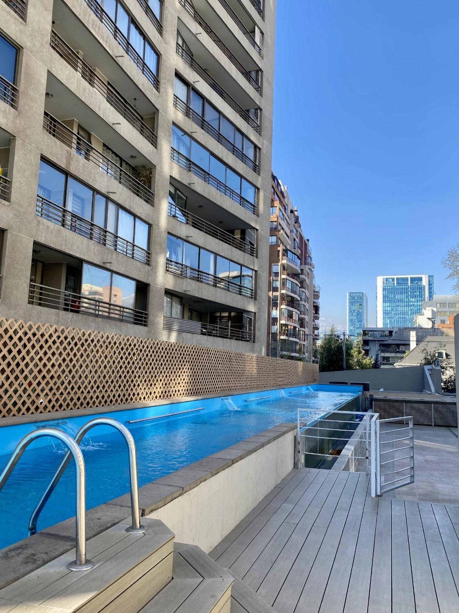Vista Apoquindo Con Piscina Condes Appartamento *