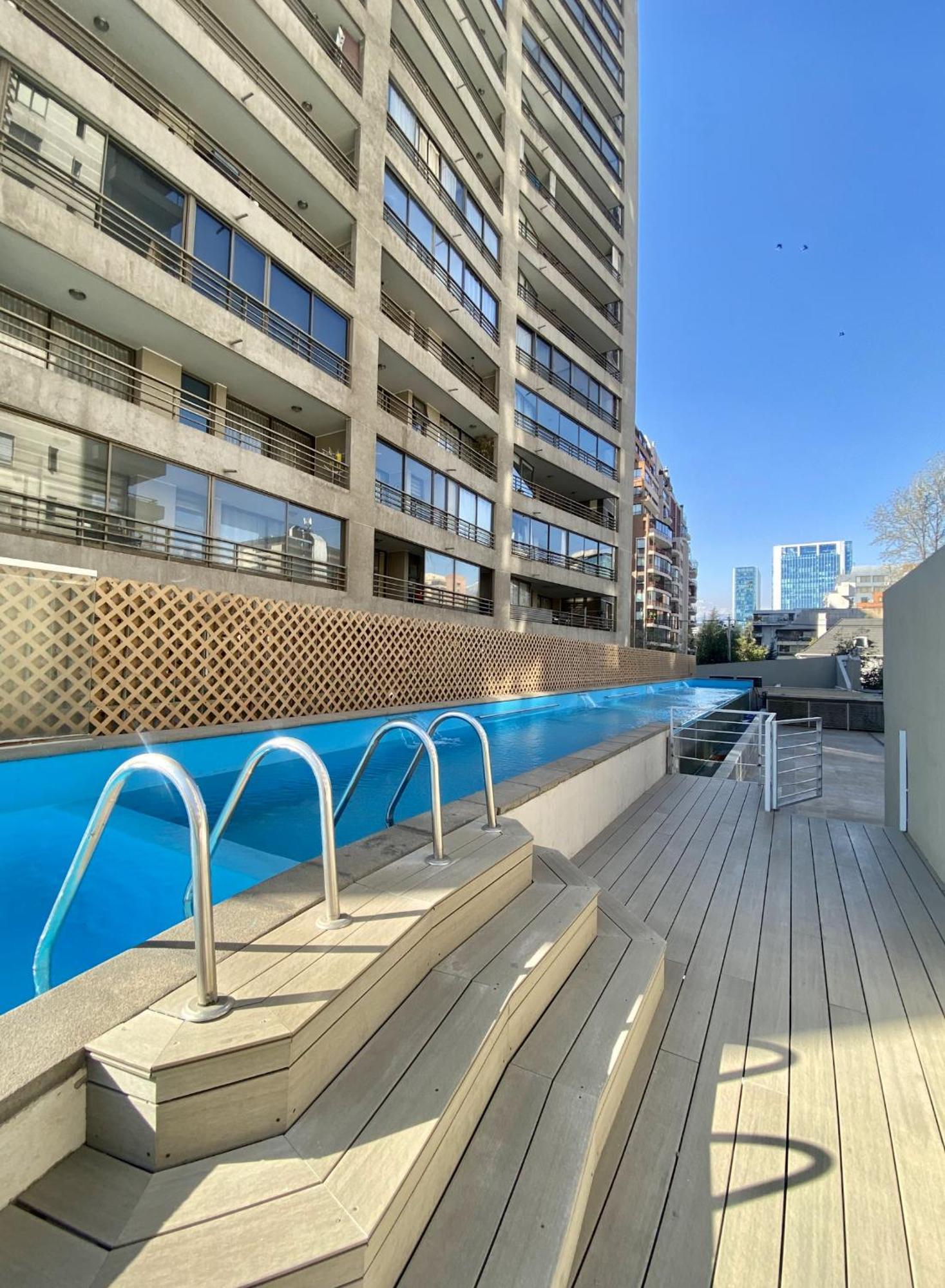 Vista Apoquindo Con Piscina Condes Appartamento *